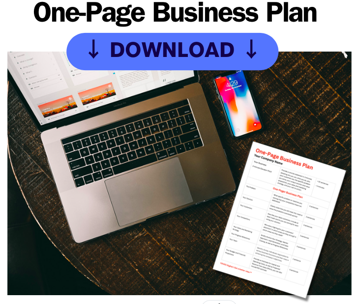 One-Page BizPlan Template