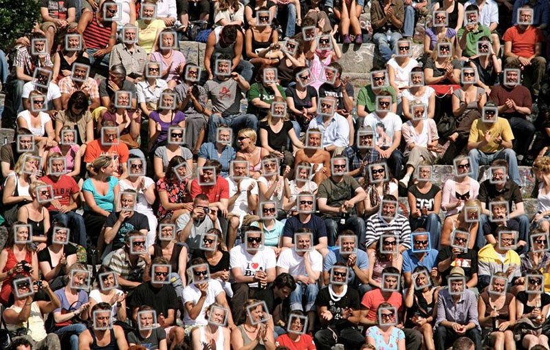 Large crowd of people gathered together. Large crowd of people gathered together.