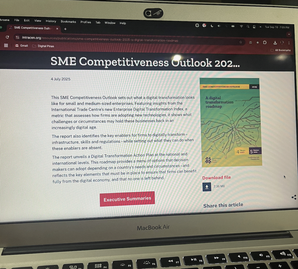 SME Competitiveness Outlook: A digital transformation roadmap